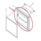 Whirlpool Part# 13109216WQ Door Assembly (OEM) White