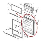 Whirlpool Part# 2316197W FIP Door (OEM) White