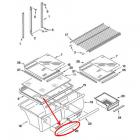 Whirlpool Part# 2320357 Pan Trim (OEM)