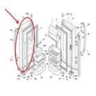 Frigidaire Part# 241988041 Door Assembly (OEM)