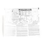 Frigidaire Part# 316112500 Anti-Tip Template (OEM)