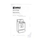 Frigidaire Part# 316417229 Owners Manual (OEM)