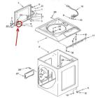 Whirlpool Part# 3935352 Hinge (OEM)