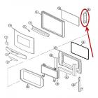 Whirlpool Part# 71003398 Door Glass Bracket (OEM)