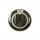 GE JAS01xJ3 Burner Control Knob (Black) - Genuine OEM