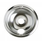 GE JB255DJ4WW Burner Drip Bowl (8 in, Chrome) - Genuine OEM