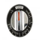 GE JB391GH1 Burner Control Knob (Chrome/Black) - Genuine OEM