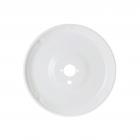 GE JGP336WEV1WW Porcelain Burner Drip Bowl (Large, White) - Genuine OEM