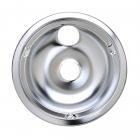 GE L3B315GL1 Burner Drip Bowl (8 in, Chrome) - Genuine OEM