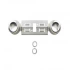 Hotpoint RGB508PEF2WH Double Burner Assembly - Genuine OEM