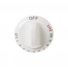 Kenmore 362.75785891 Top Burner Control Knob (White) - Genuine OEM