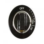 Roper F4458W1 Burner Control Knob (Black - Genuine OEM