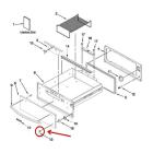 Whirlpool Part# 9763644 Light Lens (OEM)