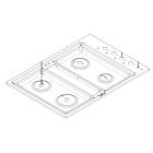 Whirlpool Part# W11051254 Cooktop - Genuine OEM