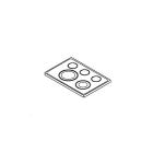 Whirlpool Part# W11128250 Cooktop Assembly - Genuine OEM