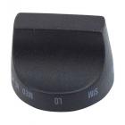 GE Part# WB03X29480 Burner Knob (Black) - Genuine OEM