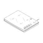 GE Part# WB62T10346 Glass Maintop - Genuine OEM