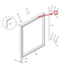 GE Part# WR02X11416 Standoff Handle (OEM)