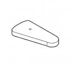 GE Part# WR13X27456 Top Hinge Cover Assembly (White) - Genuine OEM