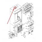 GE Part# WR17X11009 Damper Mounting Bracket (OEM)