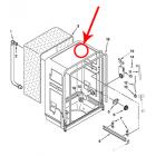 Whirlpool Part# W10567720 Dishwasher Tub (OEM)