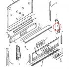 Whirlpool Part# 0306397 Backguard End Cap (OEM)