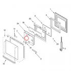 Whirlpool Part# 4449251 Door Glass (OEM)