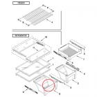 Whirlpool Part# W10373951 Crisper Pan (OEM)