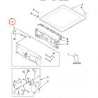 Whirlpool Part# W10464556 Console (OEM)