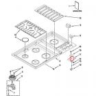 Whirlpool Part# W10641717 Cooktop (OEM)