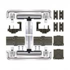 KitchenAid KUDC10IBWH0 Dishwasher Rack Adjuster Kit (White Wheels) - Genuine OEM