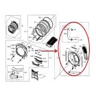 Samsung Part# DC97-08698G Back Drum (OEM)