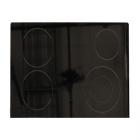 GE JDP42ST1SS Main Glass Cooktop Replacement (black) Genuine OEM