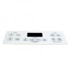 GE JB255DJ1WW Touchpad Control Panel Overlay (White) - Genuine OEM