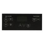 GE JGBS21DEM2WW Touchpad Control Panel Overlay (Black) - Genuine OEM