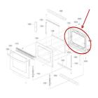 LG Part# ADV73686004 Frame Assembly,Door (OEM)