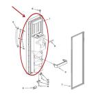 Whirlpool Part# LW10159897 FIP Door (OEM) ST