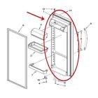 Whirlpool Part# LW10172369 FIP Door (OEM) SS