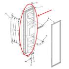 Whirlpool Part# LW10202759 FIP Door (OEM) SS