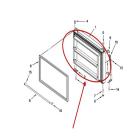 Whirlpool Part# LW10353319 FIP Door (OEM) SS