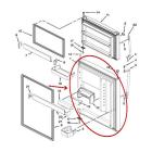 Whirlpool Part# LW10353895 FIP Door (OEM) SS