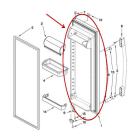 Whirlpool Part# LW10365645 FIP Door (OEM) SS