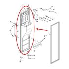 Whirlpool Part# LW10365672 FIP Door (OEM) SS