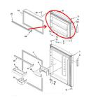 Whirlpool Part# LW10406253 FIP Door (OEM) SS