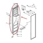 Whirlpool Part# LW10434330 FIP Door (OEM) MS