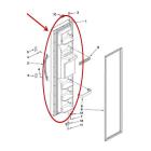 Whirlpool Part# LW10439633 FIP Door (OEM) White