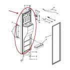 Whirlpool Part# LW10636444 FIP Door (OEM) SXS