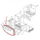 Whirlpool Part# LW10666172 FIP Door (OEM) SS