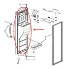 Whirlpool Part# LW10667817 FIP Door (OEM)