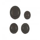 Maytag MGT8655XS03 Burner Caps - Set Of 4 Black - Genuine OEM